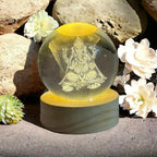 3D  Engraved Lord Ganesha Decorative Night Light – Spiritual Gift for Home, Mandir, Diwali