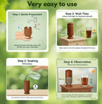 Navveda Ayurvedic Vijaysar Wooden Glass 🌿 – Natural Sugar Balance Tumbler 🩺✨